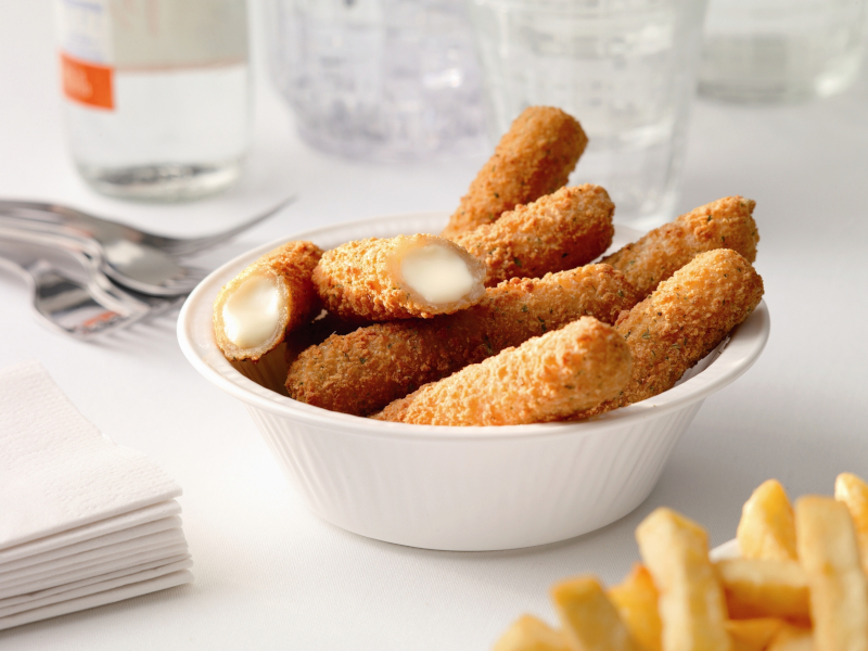 Breaded Mozzarella Sticks